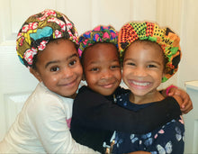 Load image into Gallery viewer, Reversible Kids Hair Bonnet
